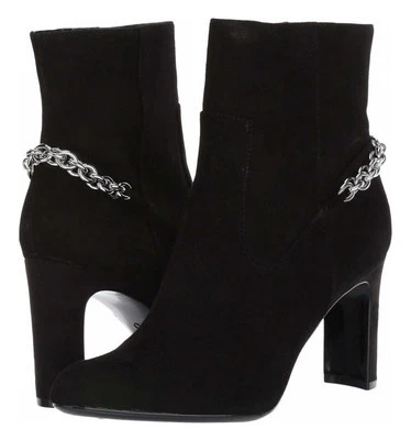 NEW IN BOX Calvin Klein Women’s Owena Black Suede Ankle Boots Size 7M - Image 1 of 4