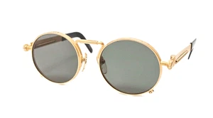 Gafas de sol vintage Jean Paul Gaultier 56-8171 doradas con estuche hechas en Japón - Imagen 1 de 9