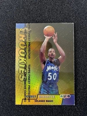 1999 Topps Finest Gold Refractors Corey Maggette /100 With Peel - Image 1 of 2