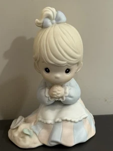 Precious Moments Sowing The Seeds Of Love 1992 #PM922 Butcher Retired Enesco - Picture 1 of 8
