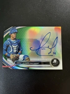 2013 Bowman Platinum Prospects Green Refractor /399 Jorge Alfaro #BPAP-JA Auto - Picture 1 of 2