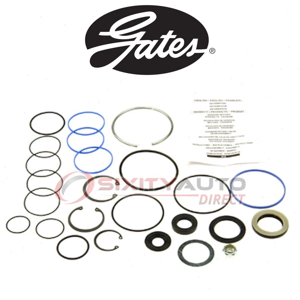 Gates Steering Gear Seal Kit for 1994-1995 Chevrolet G20 5.7L 5.0L 6.5L V8 pg Foto 1 de 4