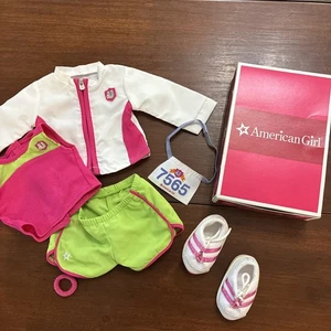 American Girl 2-N-1 Track Outfit Jacke Shorts Top Schuhe - Bild 1 von 19