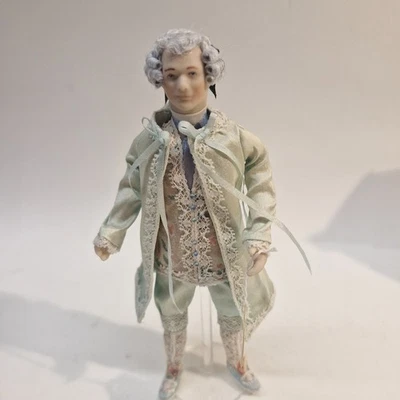 Casa de Muñecas Escala 1:12 - Hermosa Muñeca Coleccionista Rococó, ED80 Foto 1 de 4