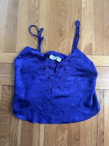 Victoria’s Secret Gold Vintage Purple Camisole - Picture 1 of 4