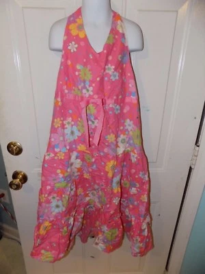 Vestido Halter TALBOTS KIDS Coral Floral En Niveles Talla 20 Niña Usado en Excelente Condición Foto 1 de 4