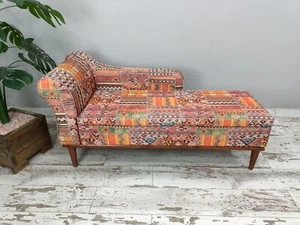 bohemian chaise lounge, sleeper sofa, bench with back, sofa with storage - Picture 1 of 10