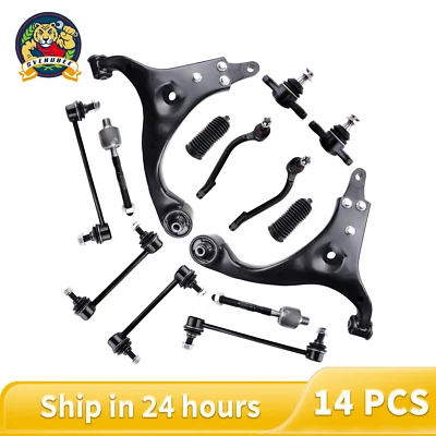 14X Brazos de control inferiores delanteros rótulas barras estabilizadoras para Hyundai Elantra 2007-2012 Foto 1 de 4