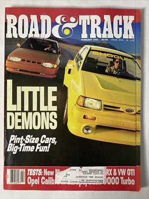 1991 February Road & Track Magazine Little Demons: Pocket-Rocket (CP179) - Image 1 of 3