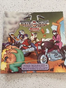 Biker Mice From Mars The Masked Motorcyclist Random House 1994 Paperback Korman - Picture 1 of 4