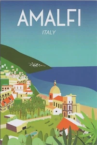 MR ALE Nuove Immagini Viaggio 2023~4x6"-Amalfi Italia Edifici Costiera B1680 - Foto 1 di 3