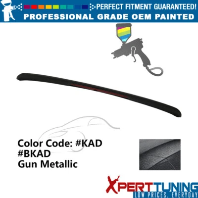 For 13-15 Nissan Altima Sedan OE Style ABS #KAD Gun Metallic Trunk Spoiler W/LED Foto 1 de 4