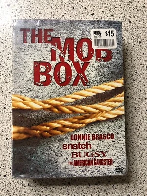 The Mob Box Set DVD Donnie Brasco, Snatch, Bugsy, The American Gangster +SC Book - Image 1 of 2