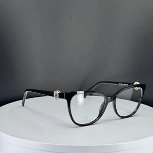 SWAROVSKI SK5254 001 Womens Black Classic Semi Cat Eye Eyeglasses FACTORY SECOND - Picture 1 of 6
