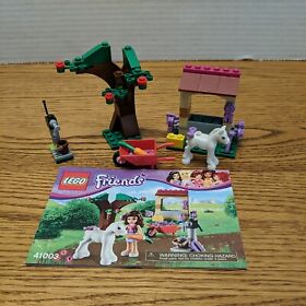 LEGO FRIENDS: Olivia's Newborn Foal (41003) Good Condition 99% Complete manual