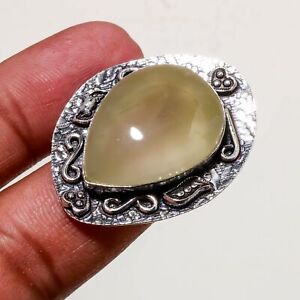 Aquamarine Gemstone Handmade Fashion Anniversary Gift Jewelry Ring 8.50" FR 615