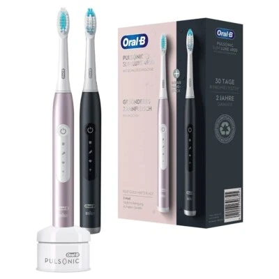 Oral-B Pulsonic Slim Luxe 4900 mit 2. Handstück - Zahnbürste - schwarz/rosegold - Bild 1 von 4