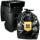 Gallon Trash for Bags 64-65 Toter, Black Toter Garbage Large Can Liners