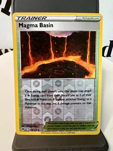 Magma Basin Pokemon Trainer Card Uncommon Reverse Holo Rare PokemonTCG Near Mint - Picture 1 of 4
