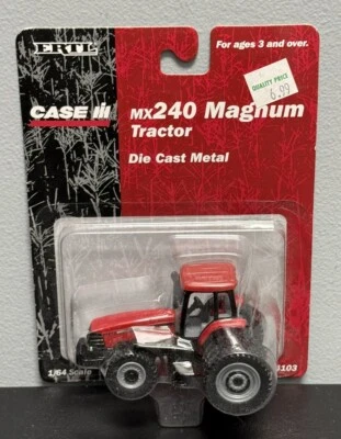 Brand New Vintage 2001 ERTL Case iH Mx240 Magnum Tractor Die Cast Metal 1/64 - Image 1 of 2
