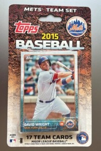 2015 New York Mets Topps Factory Sealed Team Set DEGROM / WRIGHT & MORE!