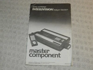 Original-Zubehör-Hersteller 1978 Mattel Electronics Intellivision Konsole NUR Handbuch - Bild 1 von 3