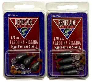 Juego de aparejos Renegade Pro Series 1/2 oz Carolina y juego de aparejos Carolina de 3/8 oz - Imagen 1 de 18
