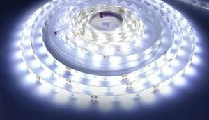 1 mètre RUBAN LED  BLANC CLAIR câblé 12V pour MODÉLISME JOUEF ROCO LIMA DIORAMAS - Picture 1 of 1
