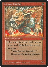 Crimson Kobolds Legends NM Red Common MAGIC THE GATHERING MTG CARD ABUGames
