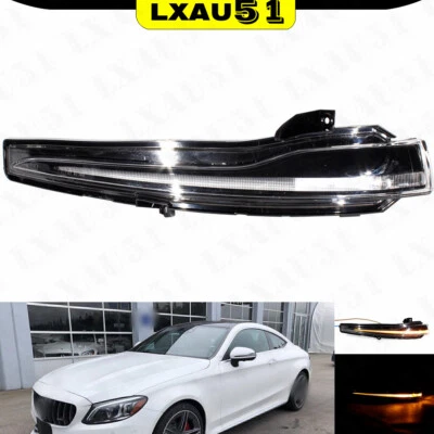 For Mercedes-Benz W205 W222 W217 - Left Mirror Indicator Turn Signal LED Light - Image 1 of 4