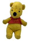 Sears Winnie The Pooh Bear Red Shirt 16" Plush 60s VTG Walt Disney Productions