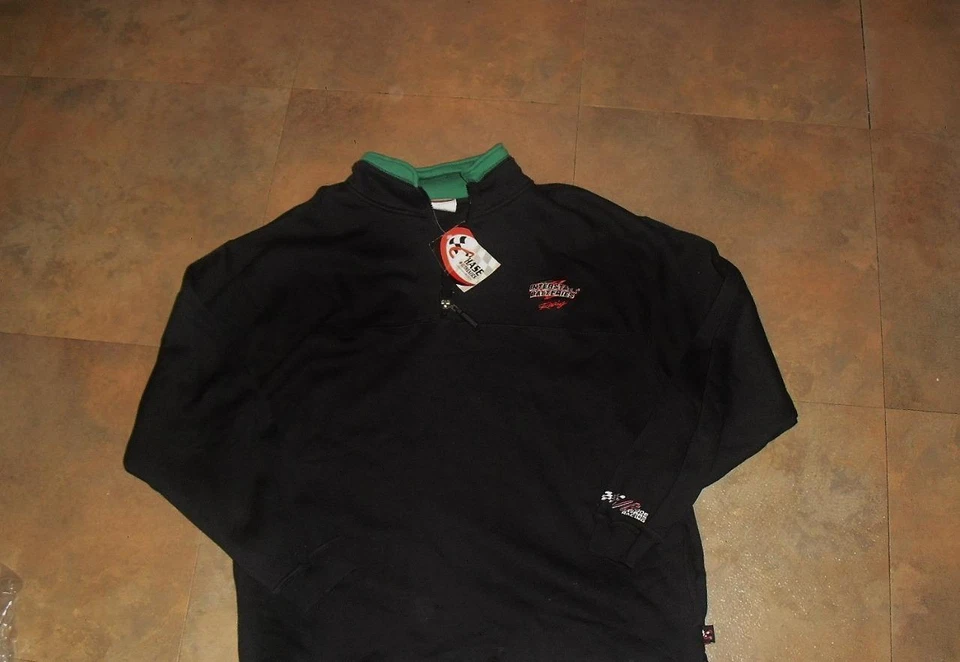 Bobby Labonte sweatshirt sz XL New w/ tags Mint #18 w/ sewn back # logo RARE!! - Image 1 of 1