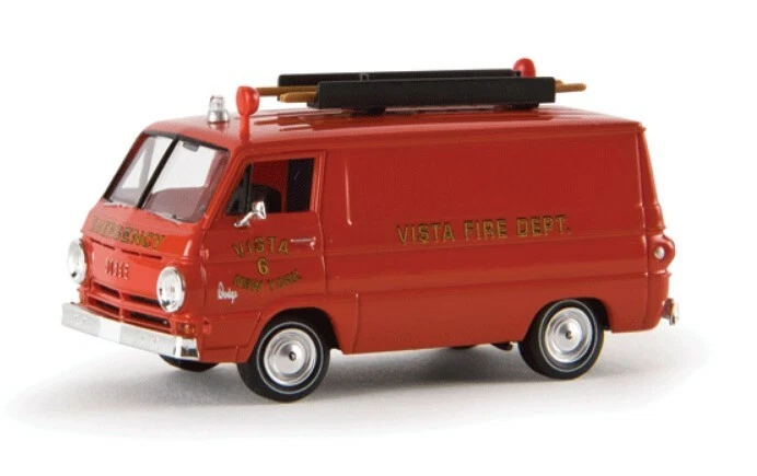 Brekina 34360 Dodge 1964 A100 Equipment Van NY Fire Rescue 1/87 HO (plástico) Novo na caixa - Imagem 1 de 1