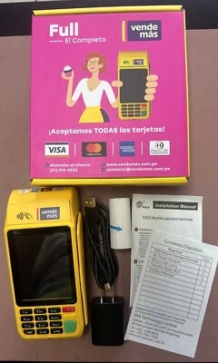 PAX FULL EL COMPLETO S920 0QW R64 15LA Wireless Credit Card Machine Terminal - Image 1 of 4