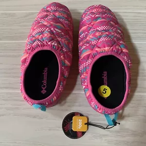 Columbia Juvenil Talla 5 Acolchado Sin Cordones Diseño Rosa - Imagen 1 de 5