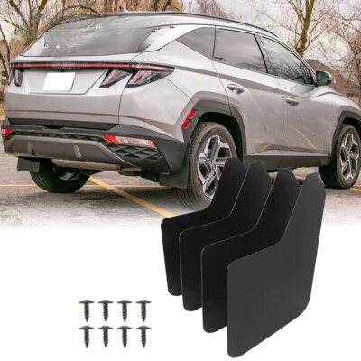 SUV Mud Flaps Splash Guards Flexible Wheel Fender Flares BK for Hyundai Tucson Foto 1 de 4
