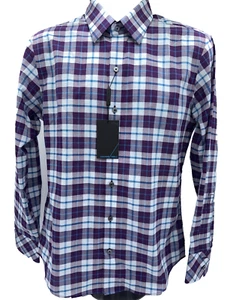 $228 Zachary Prell Men's Button Down Shirt - Clapper Purple - Small - New Tags - Picture 1 of 7