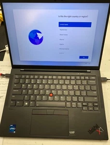 Lenovo ThinkPad X1 Carbon i7 16GB RAM 512GB SSD No OS Laptop - Picture 1 of 6