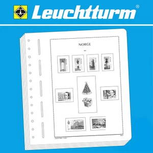 LEUCHTTURM SF Hojas Preimpresas Noruega 1855-2023 Variantes Selección - Imagen 1 de 1