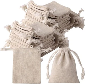 erduoduo Pack of 50 Small Burlap Bags With 1 Count (Pack 50), 50 - Picture 1 of 9