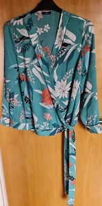 M&Co Floral Blouse 16 - Picture 1 of 8