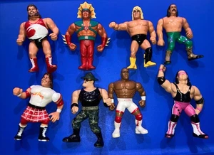 1990s WWF Titan Sports Wrestling Figures Lot Of 8 - Picture 1 of 17