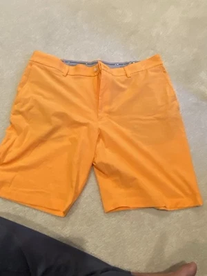 Pantalones cortos de golf Walter Hagen para hombre talla 38 naranja Foto 1 de 2