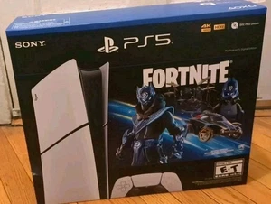 Playstation 5 PS5 Console Fortnite Cobalt Star Digital Edition Bundle - New - Picture 1 of 6