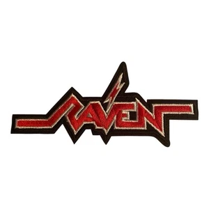 ¡BANDA BRITÁNICA DE HEAVY METAL RAVEN! So Cool! Parche Iron On + UNA PEGATINA DE MÚSICA GRATIS - Imagen 1 de 3