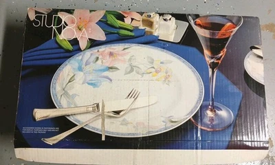 Conjunto de peças de jardim Studio Nova Classic (4 configurações de lugar) pratos tigelas xícaras pires - Imagem 1 de 4