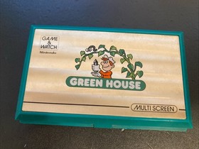 VINTAGE 1982 Nintendo Game & Watch Multi Screen GREEN HOUSE GH-54 Handheld works