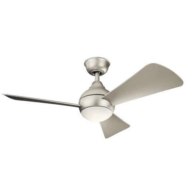 Kichler 330151NI Sola 44" LED Ceiling Fan in Brushed Nickel - Image 1 of 2
