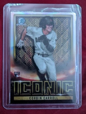 2023 Bowman Chrome - Bowman Iconic Corbin Carroll #BI-18 (RC) - Image 1 of 2