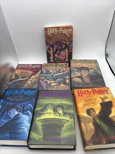 Harry Potter Hardcover Book Set 1-7 Complete Set - Picture 1 of 22